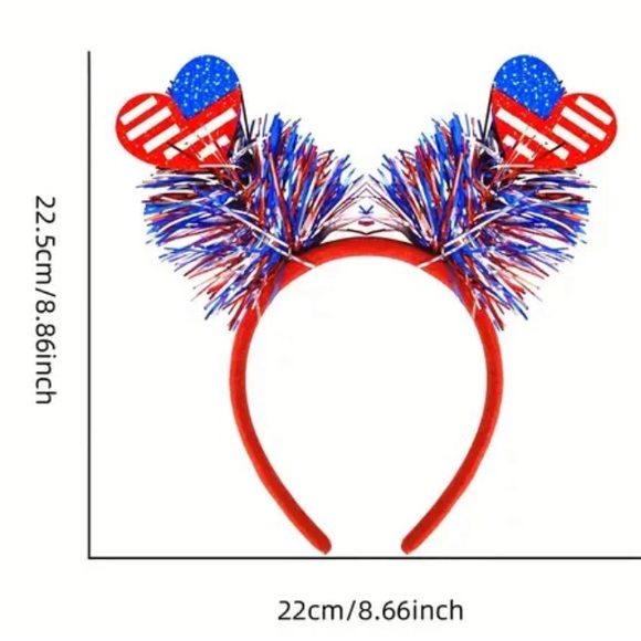 Americana ๐บ๐ธ Fun Headbands and Bracelets Set of 6 - Picture 7 of 7